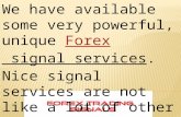Forex trading signals