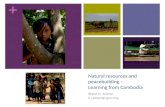 Natural resources & peacebuilding cambodia - Blake D. Ratner