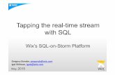 Wix sql on-storm-platform