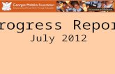 Progress Report_July 2012 (Part I)