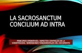 5.  la sacrosanctum concilium ad intra