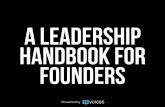 A Leadership Handbook for Startup Founders