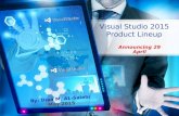 Visual Studio 2015 Product Lineup