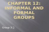 Formal and informal groups