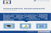 Innovative Instrument, Delhi, Scientific Equipment