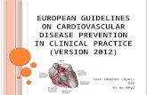 European guidelines on cardiovascular disease