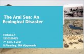 Aral sea - an ecological disater