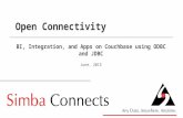 Open Connectivity: BI, Integration and Applications on Couchbase Using ODBC and JDBC: Couchbase Connect 2015