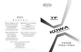 Instructions KOWA YF Binoculars | Optics Trade