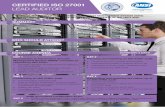 Certified ISO 27001 Lead Auditor -Two Page Brochure