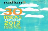 30 ideas for your-2012 social media plan- 30 ý tưởng để làm Media Plan cho Social (Facebook)