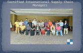 Certified International Supply Chain Managers