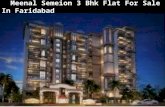 Meenal Semeion 3 Bhk Flat for Sale in Faridabad