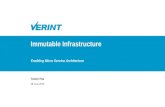 Immutable infrastructure & Micro Services