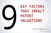 9 Key Factors That Impact Patent Valuations