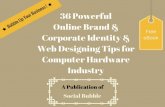 36 powerful online brand & corporate identity & web designing tips for computer hardware industry