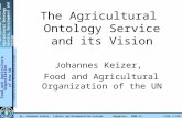 The Agricultural Ontology Service and its Vision