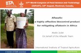 Aflasafe a highly effective biocontrol product for mitigating aflatoxin in africa  iu fo-st congress-juliet