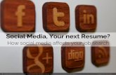 Social Media, the next Resume?