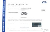 TUV Product certificate Sortimo Globalyst