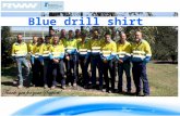Blue drill shirt