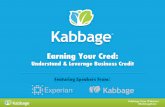 Earning Your Cred: Understand & Leverage Business Credit