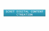 Scret digital content ctreation