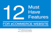 12 Must Have Features For eCommerce Website
