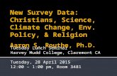 Christians Science Climate Religion 2014 2015 surveys