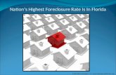 Nation’s highest foreclosure rate is in florida