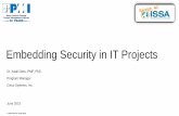 Embedding Security in IT Projects