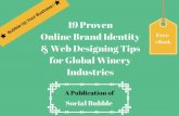 19 proven online brand & corporate identity & web designing tips for global winery industries