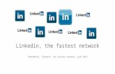 Linkedin: fastest growing network