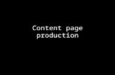 Content page production