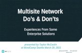 WordPress Multisite Network Do’s & Don’ts