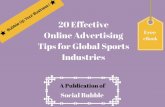 20 effective online advertising tips for global sports industries
