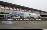 Shelter Tent for BMW Car show