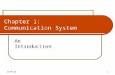 1 . introduction to communication system