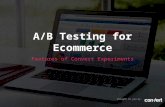 A/B Testing for Ecommerce: Features of Convert Experiments