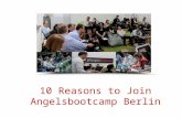 10 Reasons to join Angelsbootcamp Berlin