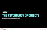 Psychology of Objects Summer 2015