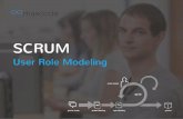 Scrum user role modeling