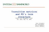 Transition matrices and PD’s term structure - Anna Cornaglia