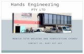 Mobile site welding and fabrication sydney