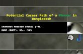 Potential Career Path of a Planner in Bangladesh
