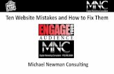 Ten Website Mistakes and How to Fix Them
