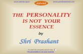 Prashant Tripathi: The personality is not your essence