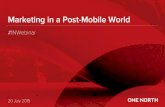 #1NWebinar: Marketing in a Post-Mobile World