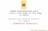 Sobha International City – Villa Life Right at the Edge of Delhi