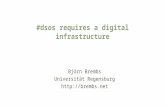 Digital Scholarship and Open Science need a digital infrastructure